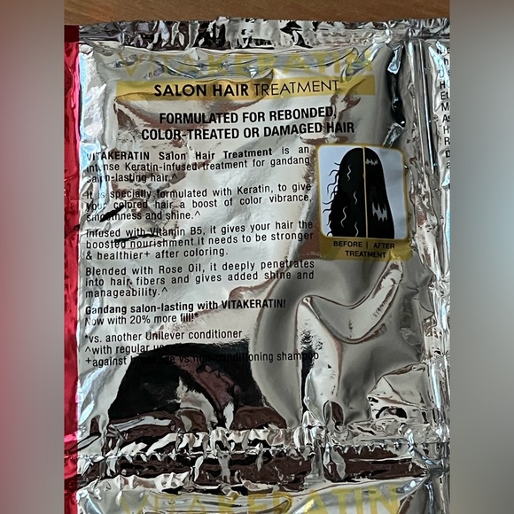 Vita Keratin Salon Hair Treatment Sachets - Picture 5 of 5